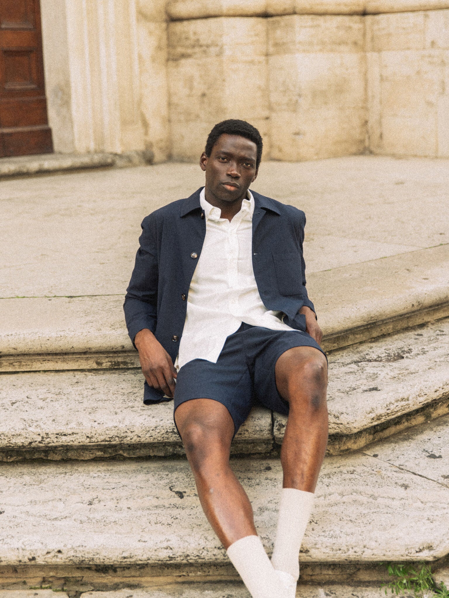 Modelshot / Navy / Detail